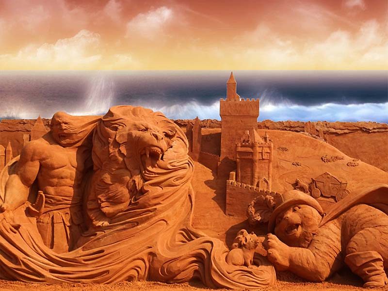 Chiêm ngưỡng kỳ quan cát tại Forgotten Land