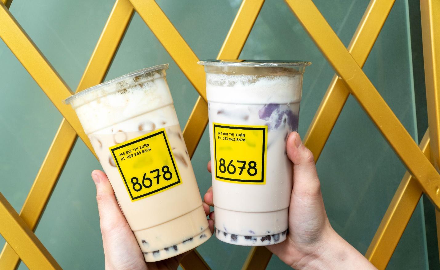 Thưởng thức trà sữa thơm ngon tại 8678