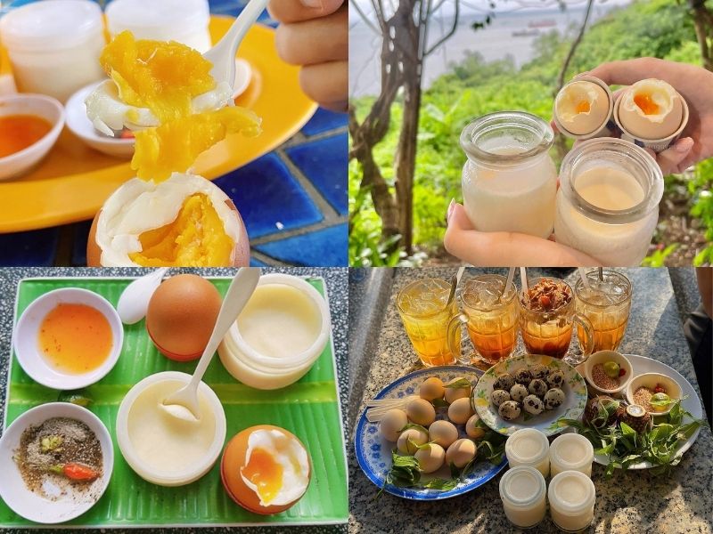 Yaourt trứng gà lòng đào