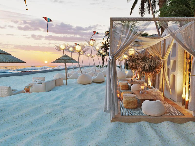 Check-in quán cafe Mũi Né sát biển Hanna Beach