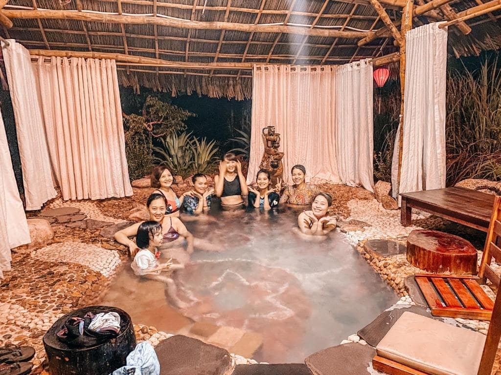 Ngâm bồn nước nóng trong thời gian phù hợp