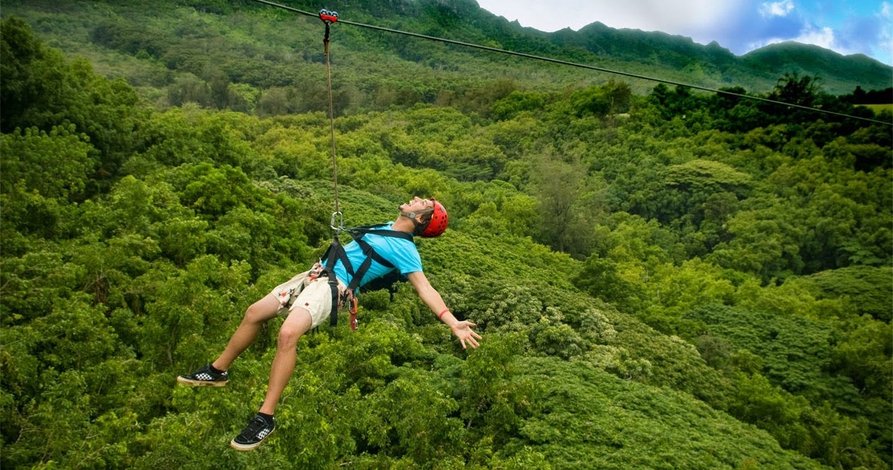 Trải nghiệm Zipline đầy phấn khích tại Alba Thanh Tân Huế