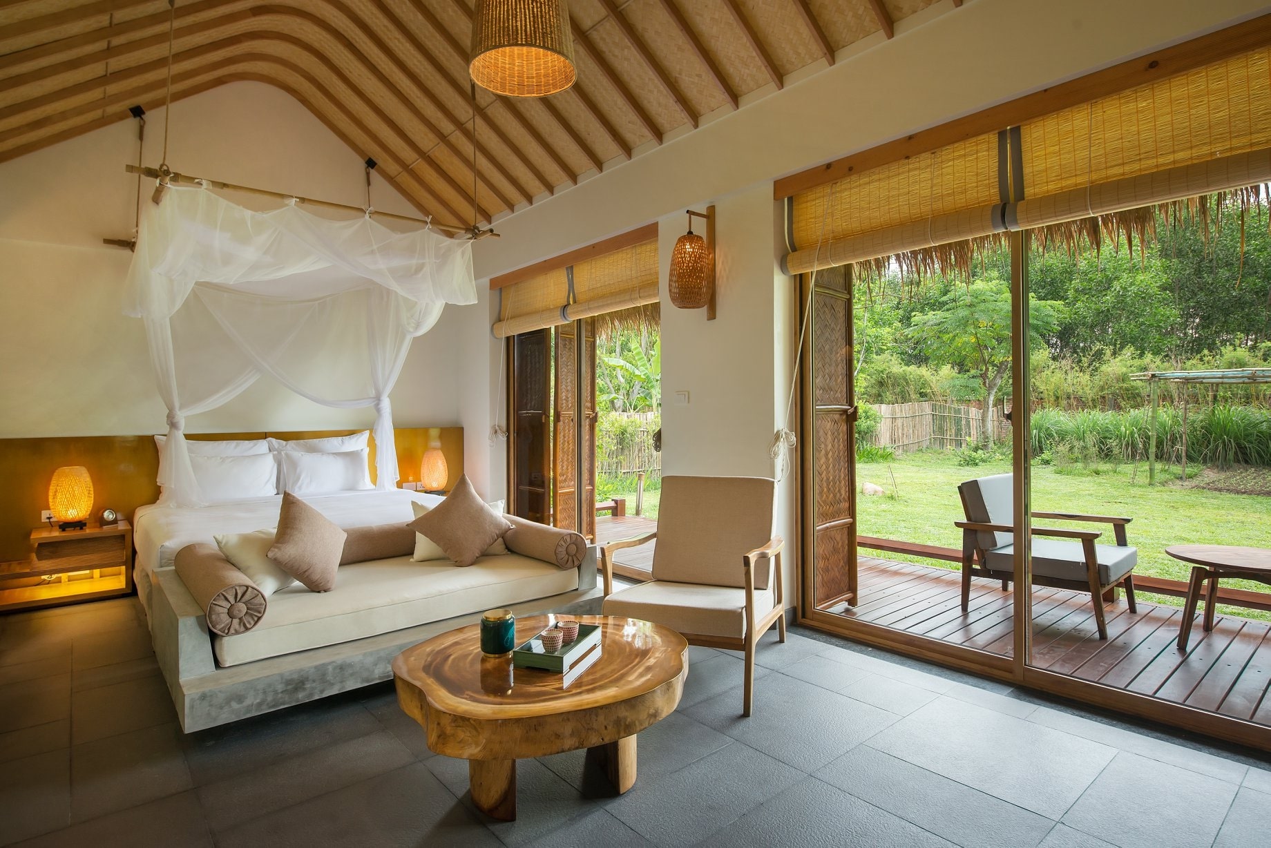 Nội thất phòng nghỉ sang trọng, cổ điển