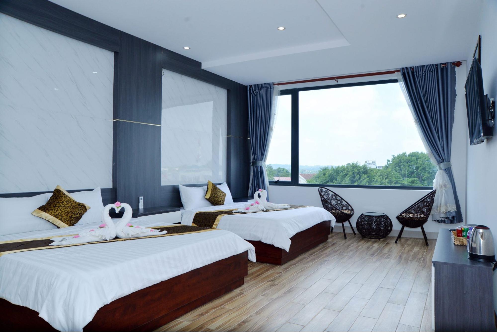 Phòng nghỉ tiện nghi gần khu du lịch sinh thái KoTam