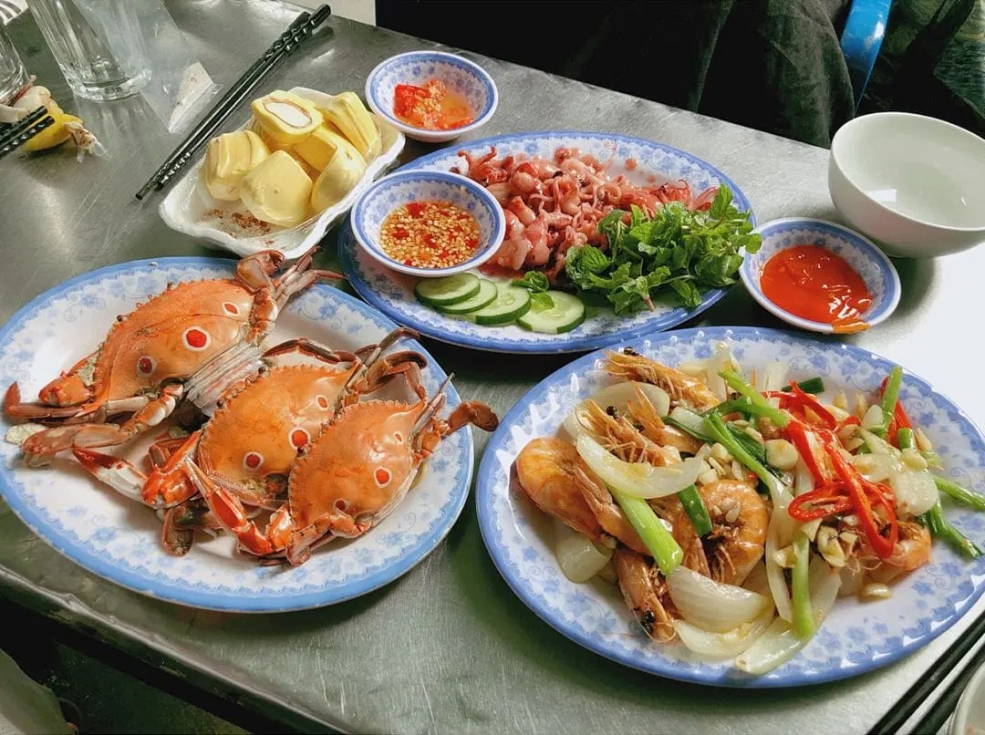 Hải sản Đà Nẵng tươi ngon khi ăn liền