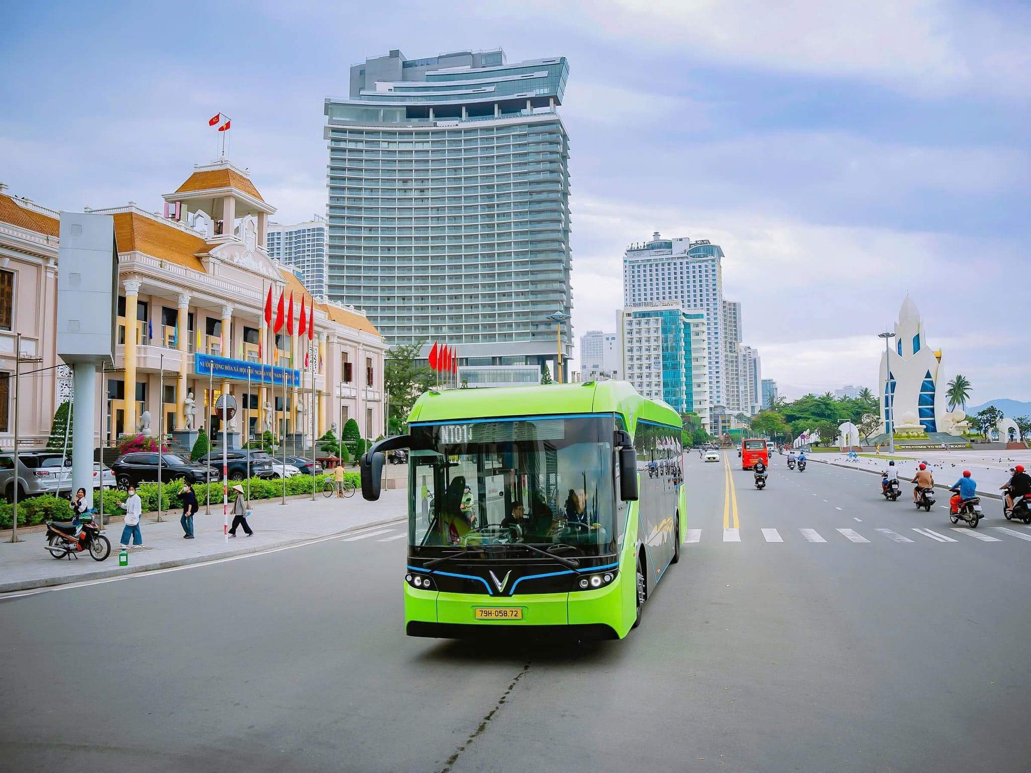 Tuyến buýt từ trung tâm ra cảng tàu Nha Trang