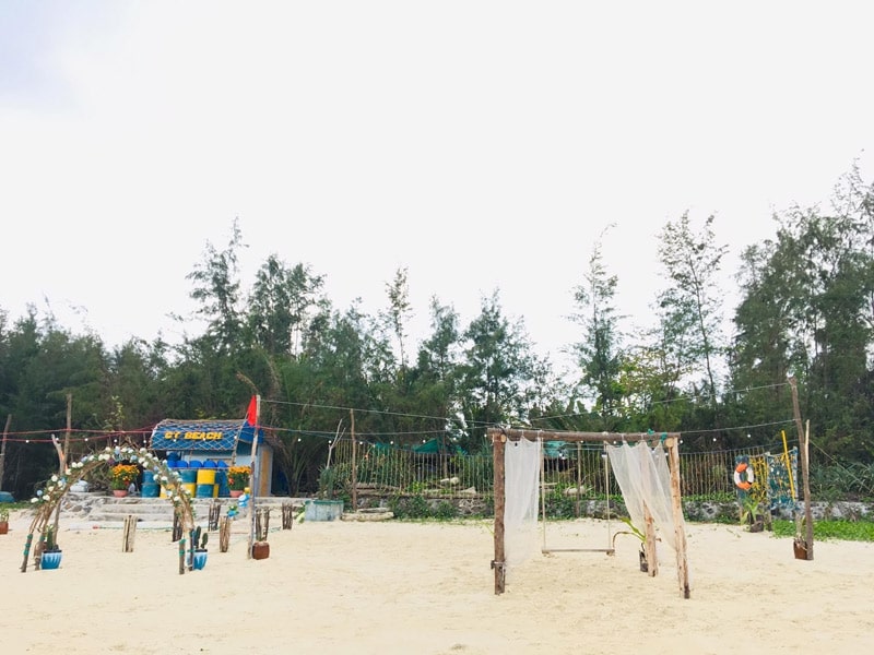 Góc sống ảo xịn sò tại CT Beach