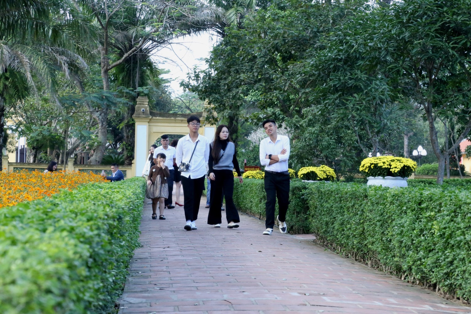 Không gian làng quê xưa yên bình tại khu di tích