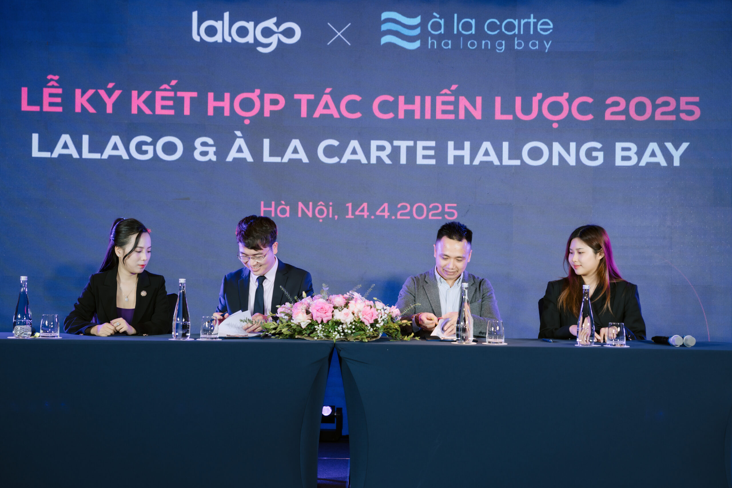 Lễ ký kết hợp tác chiến lược năm 2025 giữa Lalago và À La Carte Hạ Long
