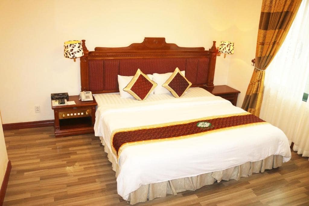 Căn phòng ấm cúng, mát mẻ ở khách sạn Central