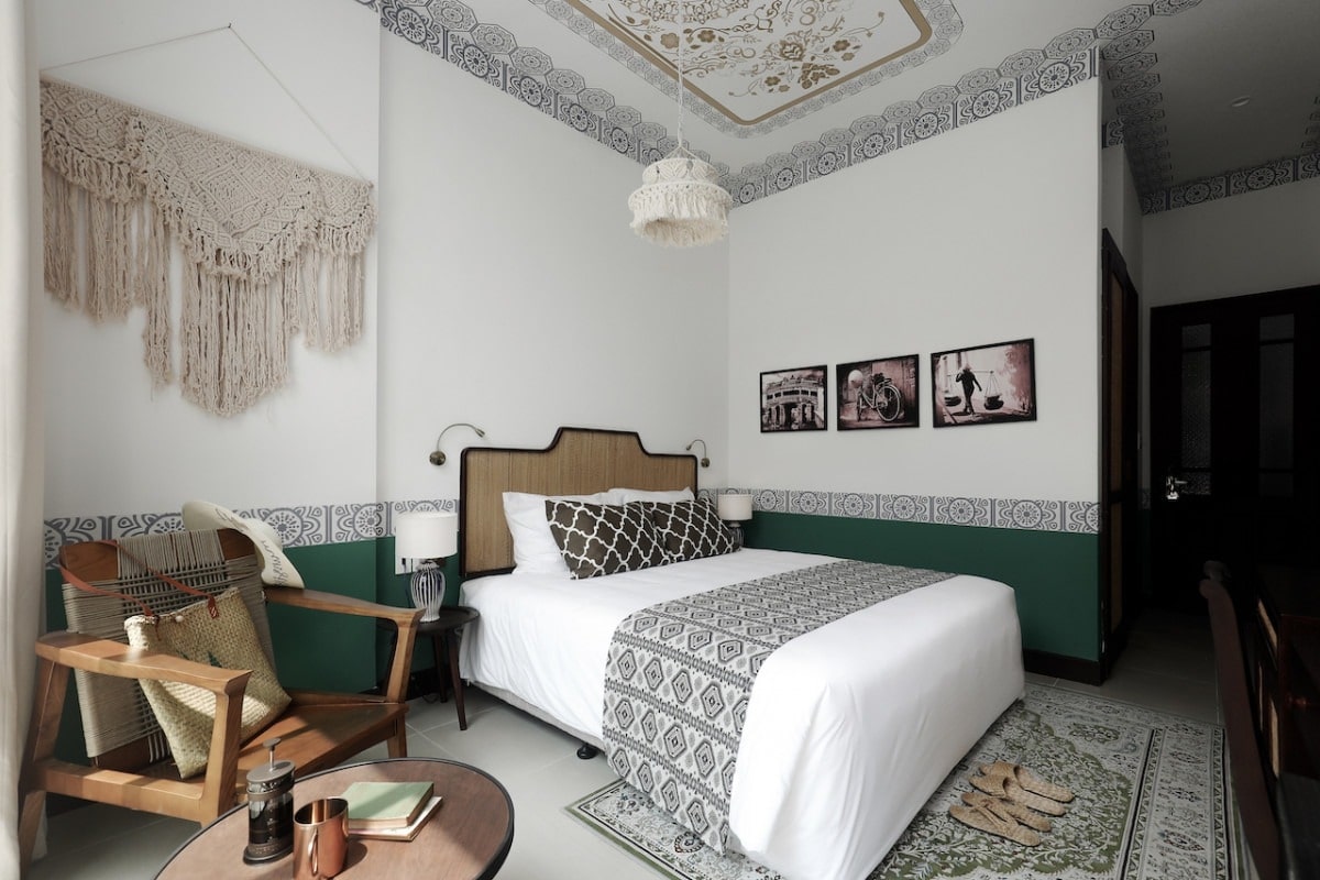 Phòng nghỉ ấm cúng, nội thất tinh tế ở homestay