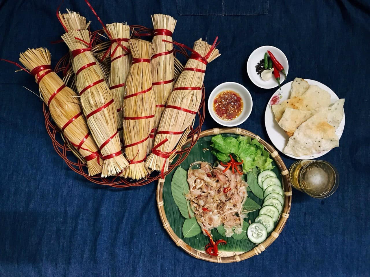 Tré Bình Định chuẩn vị tại Đặc sản Xứ Nẫu Thúy Trinh