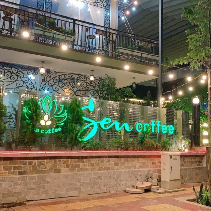 Không gian nhiều khoảng xanh tại Sen mang lại sự thư giãn