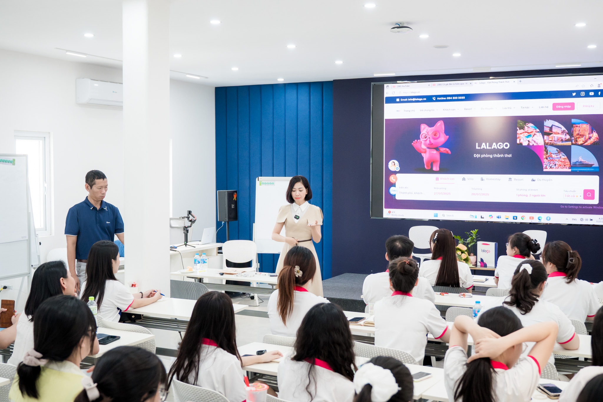 Đào tạo nội bộ Lalago: Đào tạo kỹ năng giọng nói cùng MC - BTV Mỹ Vân