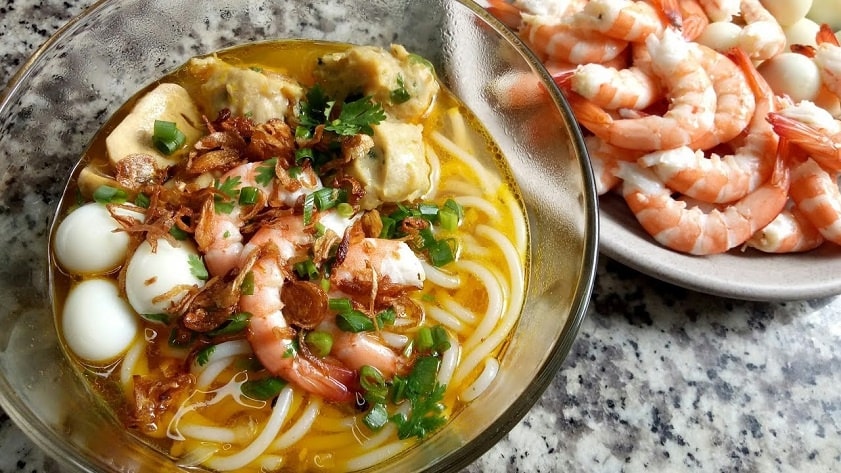 Bánh canh vị nhẹ, phù hợp cho cả trẻ em thưởng thức