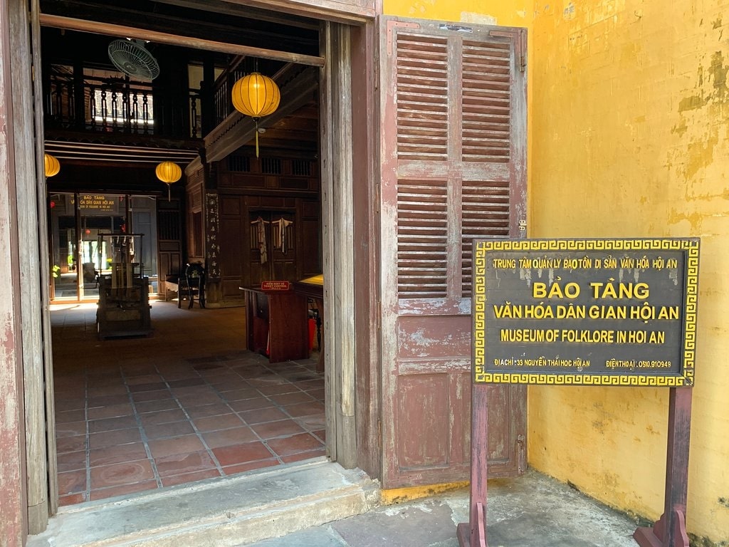 Đường đi đến Bảo tàng Văn hóa Dân gian Hội An cực kỳ dễ dàng