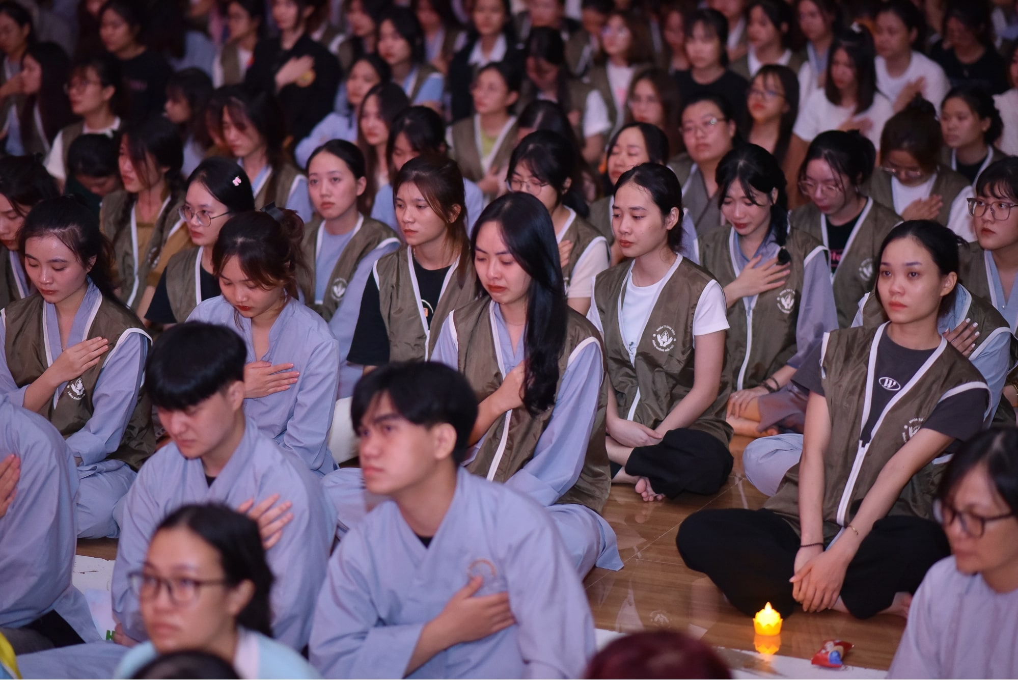 Chùa thường xuyên tổ chức các khóa tu cho giới trẻ