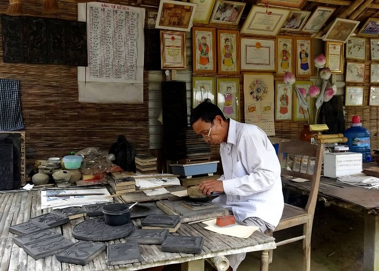 Tranh dân gian làng Sình có lịch sử phát triển hơn 400 năm