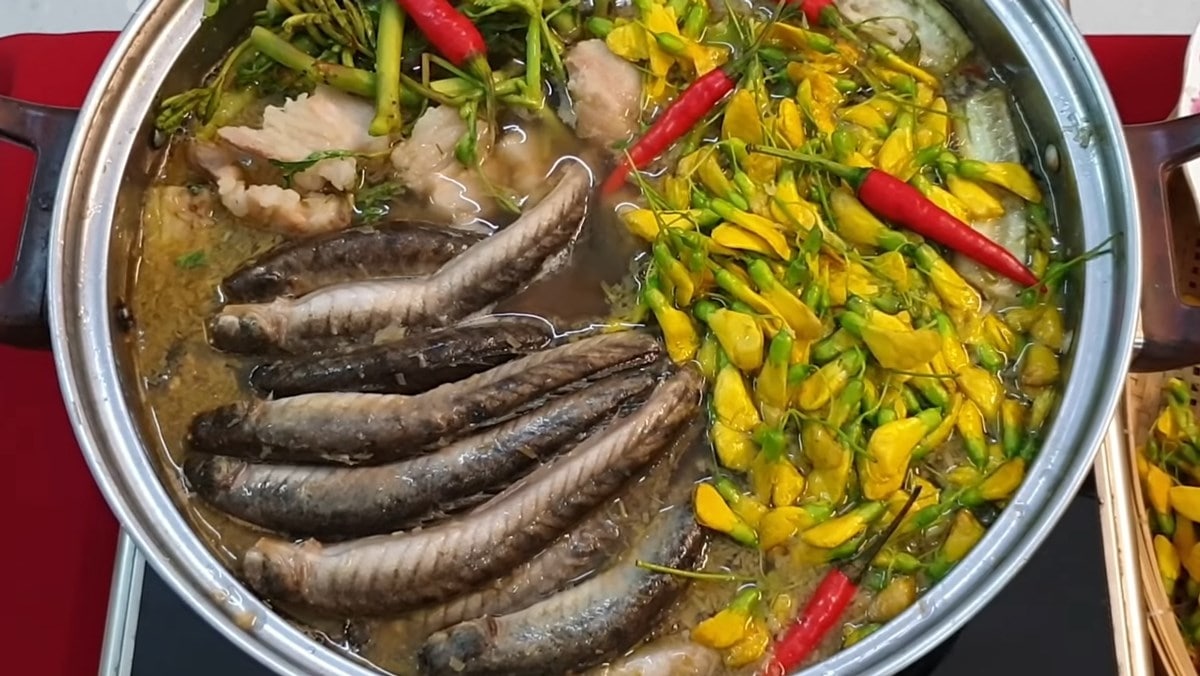 Cá kèo chắc thịt cùng màu vàng bắt mắt của điên điển