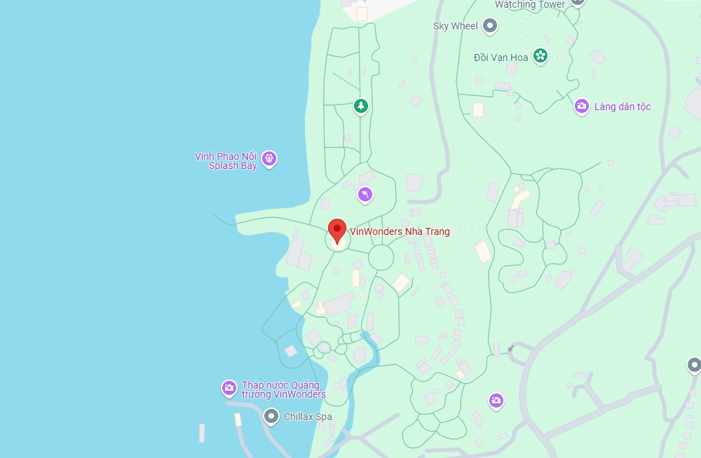 Vị trí Wonderpark Nha Trang nằm ngay đại lộ Nguyễn Tất Thành