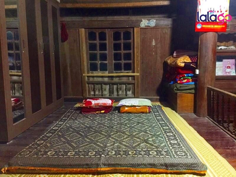 nhà sàn tập thể tại thác ma hao