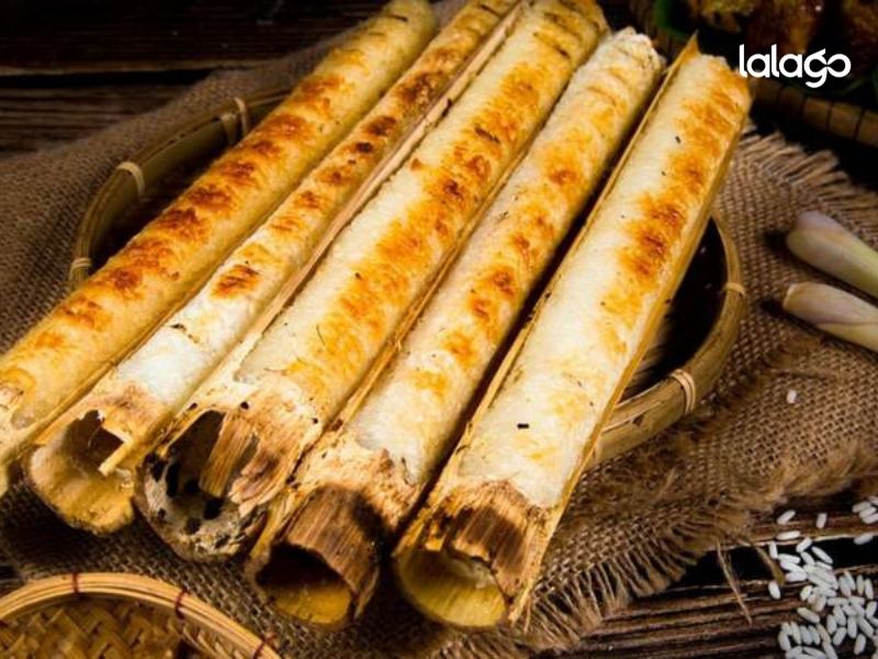 cơm lam tại thác ma hao