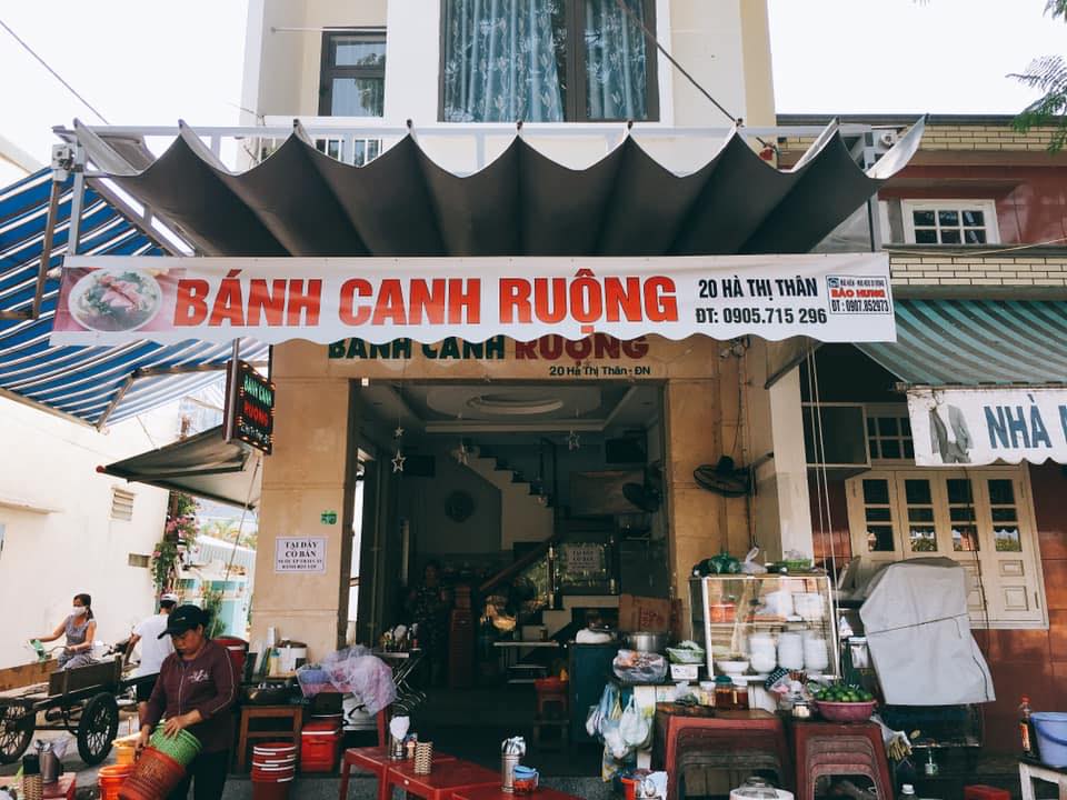 Bánh canh ruộng Hà Thị Thân không gian mộc mạc, gần gũi
