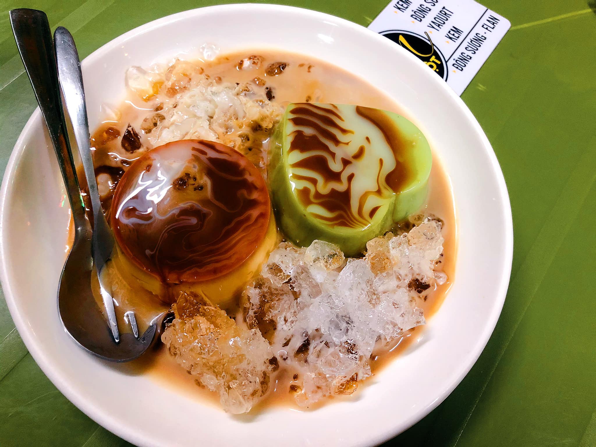 Flan đông sương Núi Một với biến tấu phô mai độc đáo 