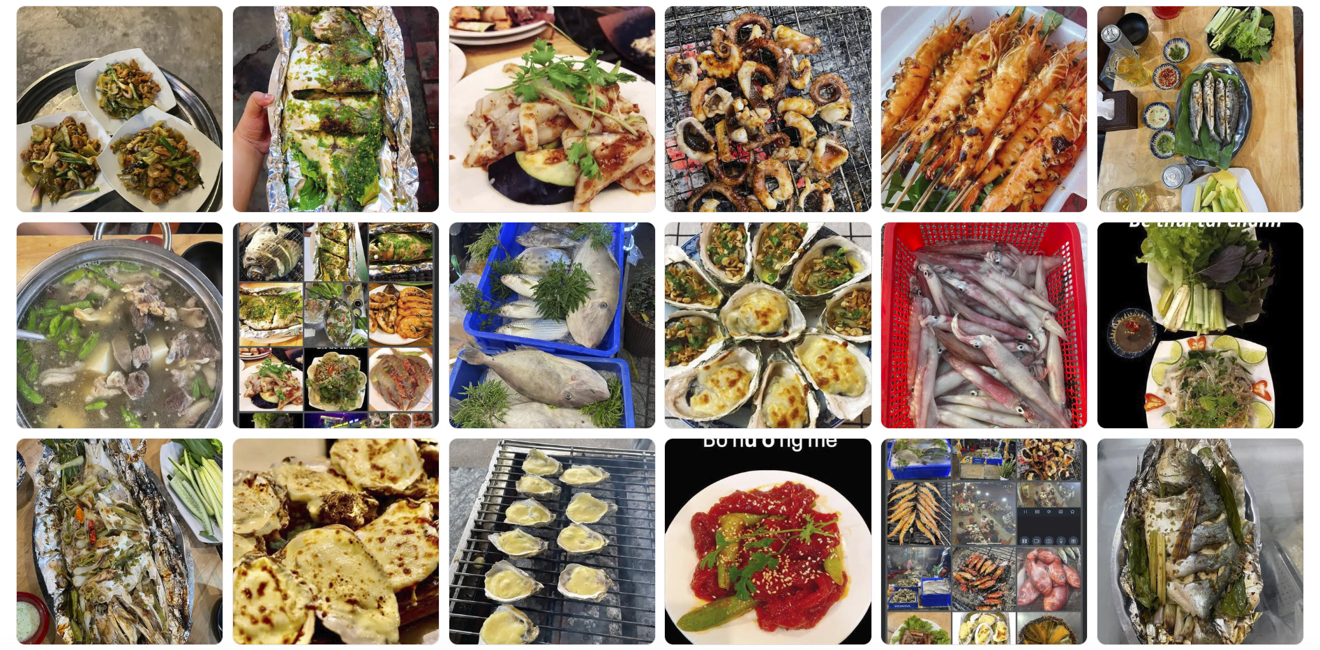 Món ăn đa dạng tại Nướng ngói 79 Kuken
