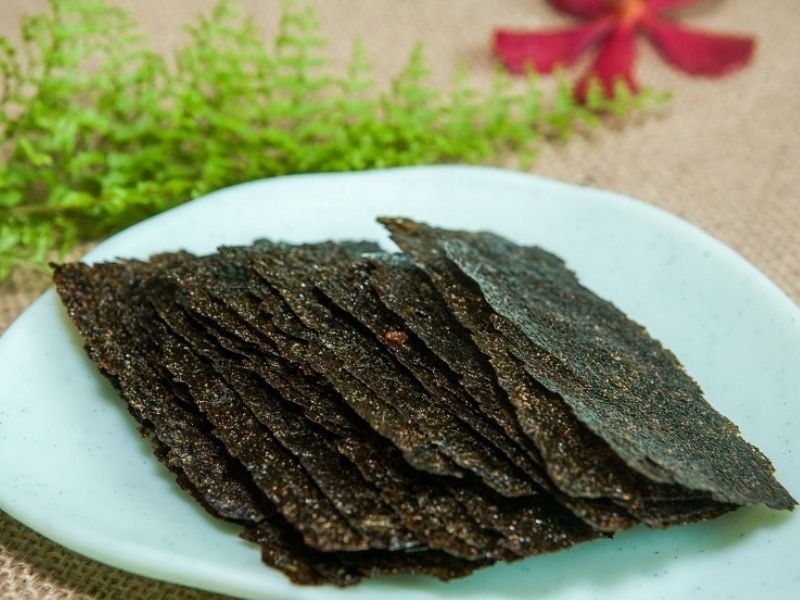 Rong biển sấy khô là đặc sản biển giàu dinh dưỡng
