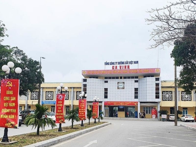 Ga Vinh là điểm kết nối quan trọng trong mạng lưới giao thông đường sắt Việt Nam
