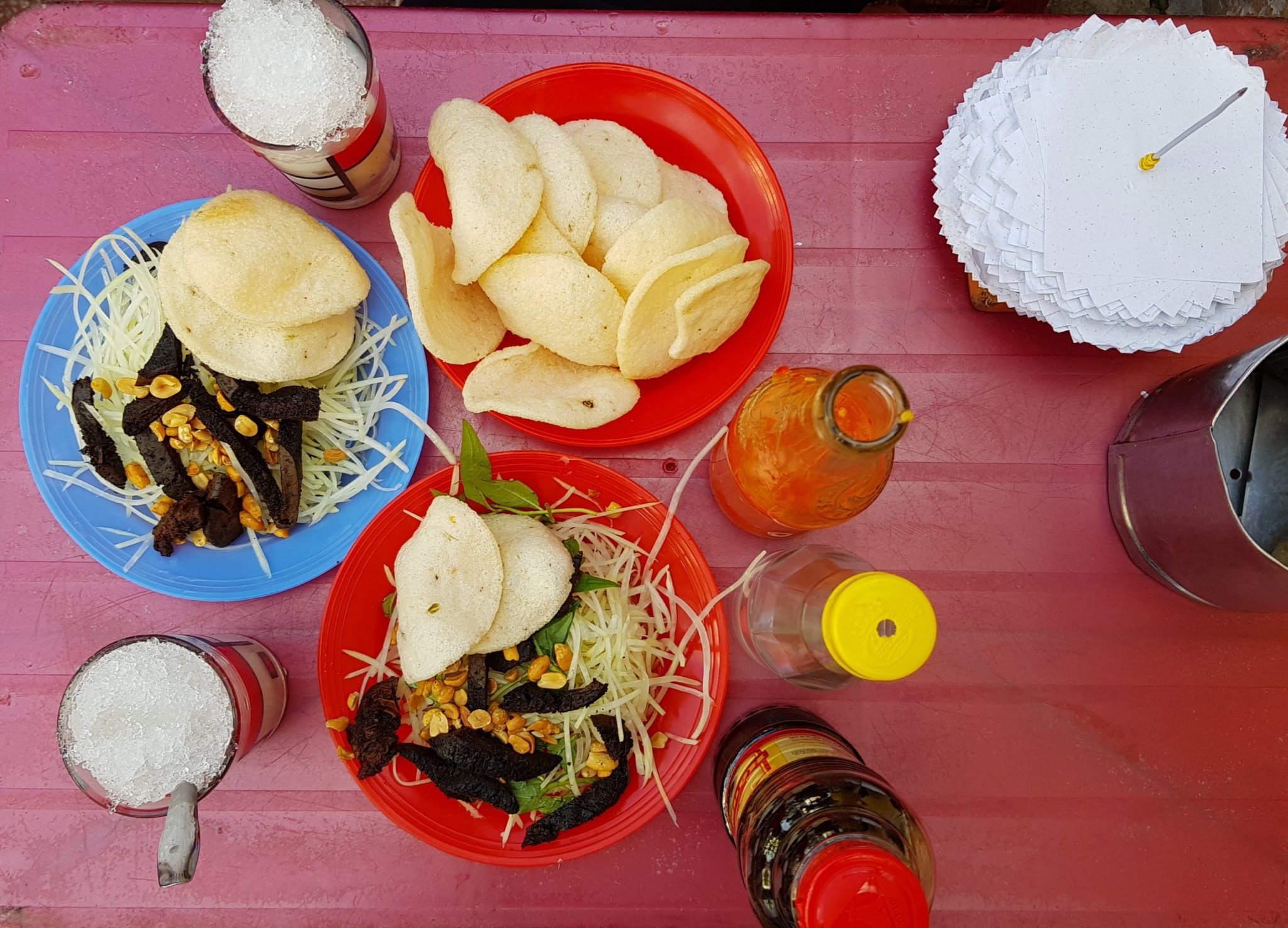 Sự kết hợp giữa vị cay mặn và mát lạnh của tàu hủ
