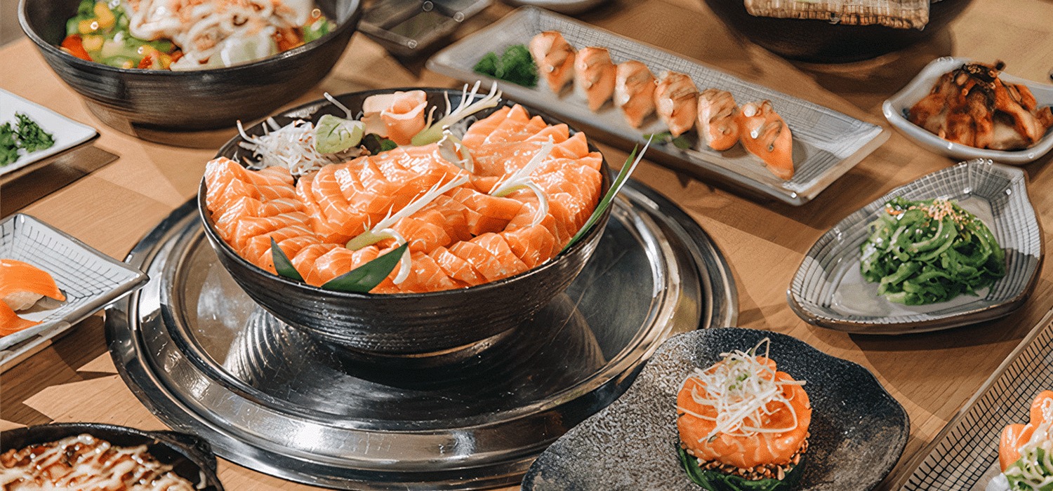 Trình bày hiện đại tại iSushi Vincom, phù hợp cho gia đình
