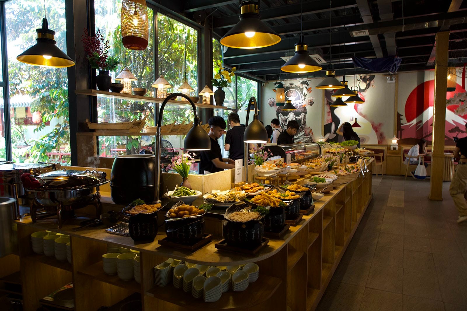 Không gian izakaya và sushi Đà Nẵng ấm cúng tại Dasushi
