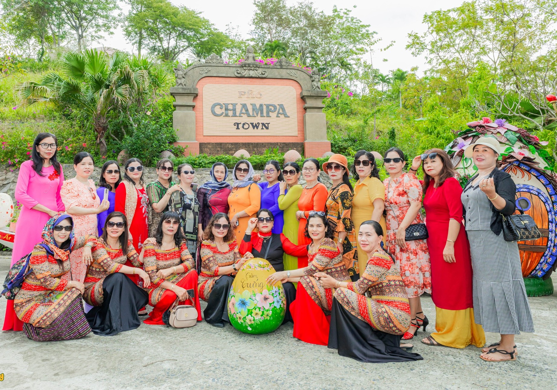 Phố Chăm Pa tái hiện kiến trúc lịch sử đặc trưng