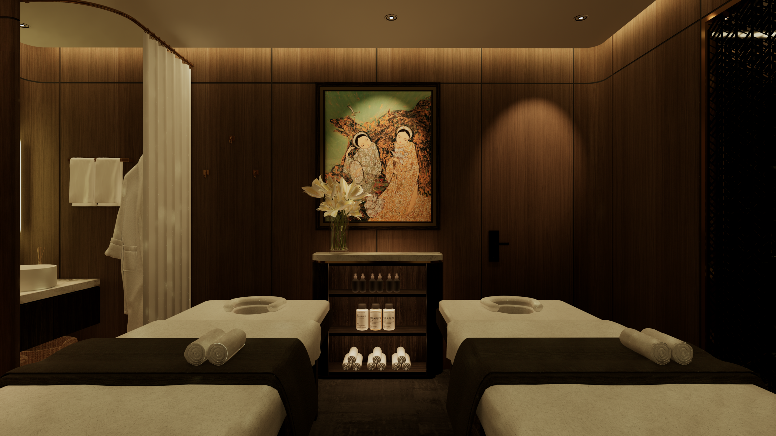 Không gian spa thư giãn tại Azura Cruise