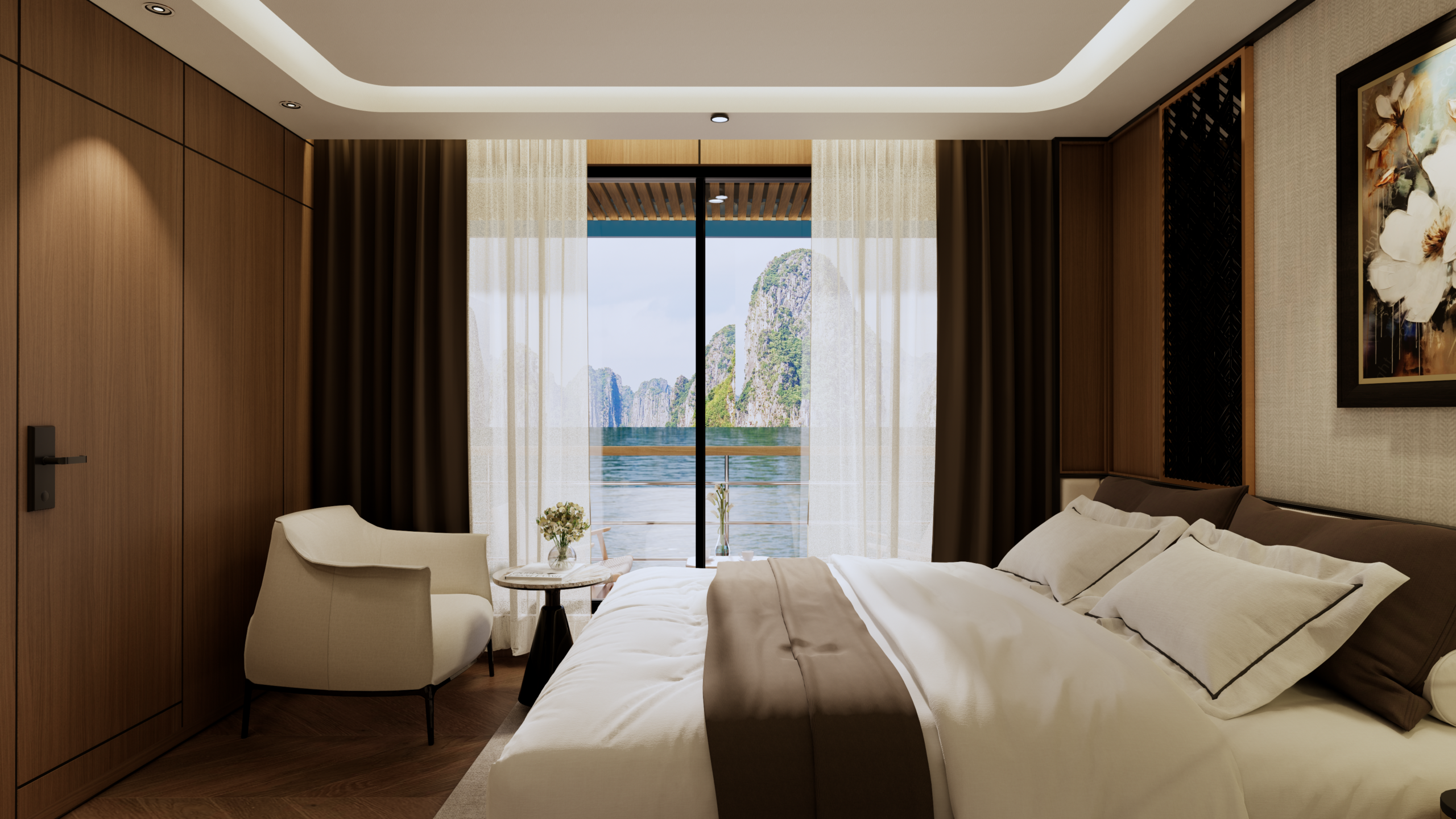 Phòng Baylight Suite tiêu chuẩn với cửa sổ lớn