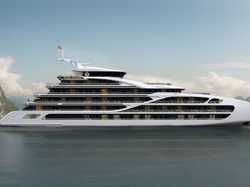 Diana cruise hấp dẫn mọi ánh nhìn với phong cách thiết kế hiện đại