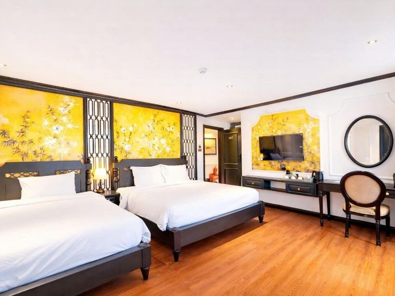 Hạng phòng Premium Balcony với không gian rộng rãi