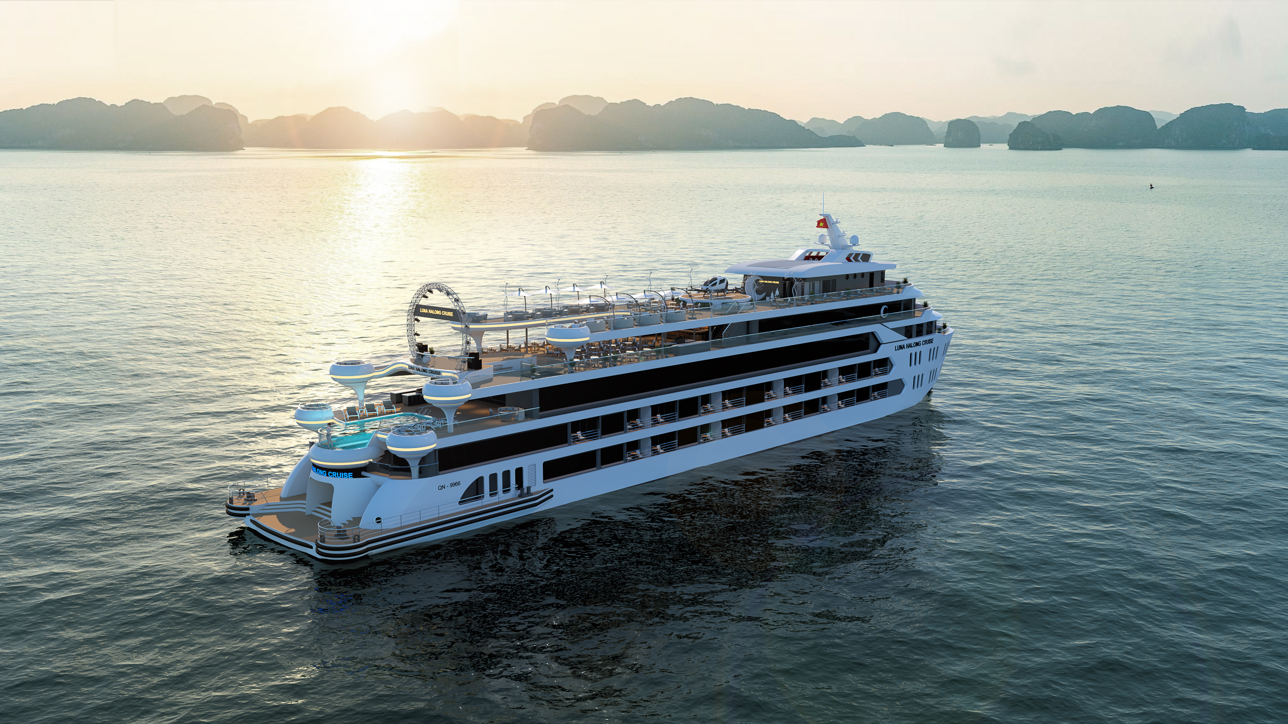 Luna Cruise sức chứa tối đa 550 khách