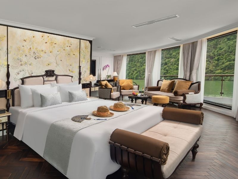 Owner Suite với không gian mở ngắm nhìn toàn bộ vịnh