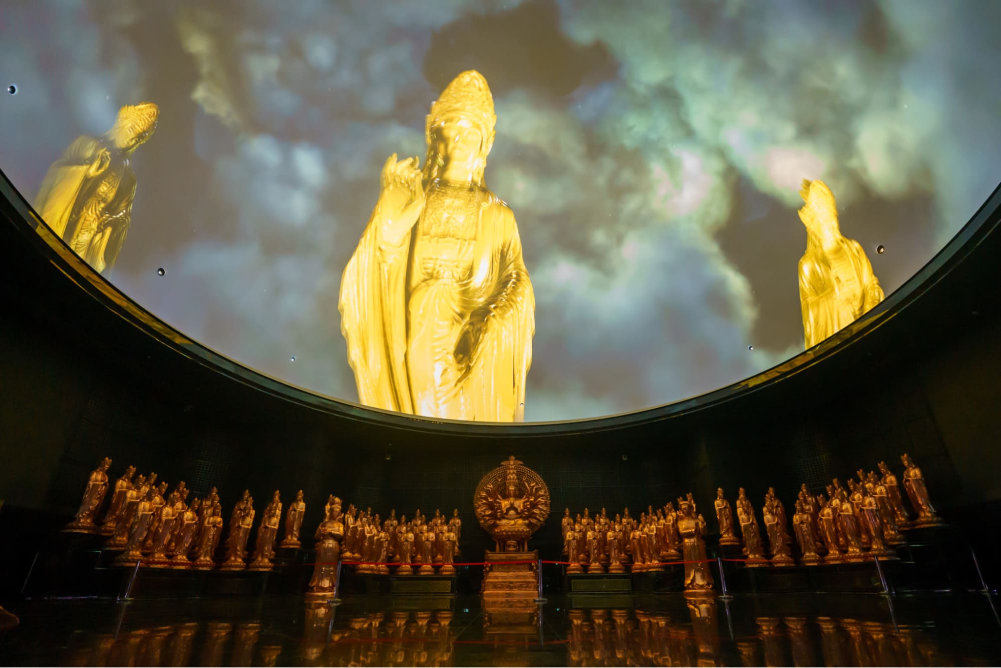 Công nghệ 3D Mapping tại trung tâm triển lãm Phật giáo núi Bà Đen