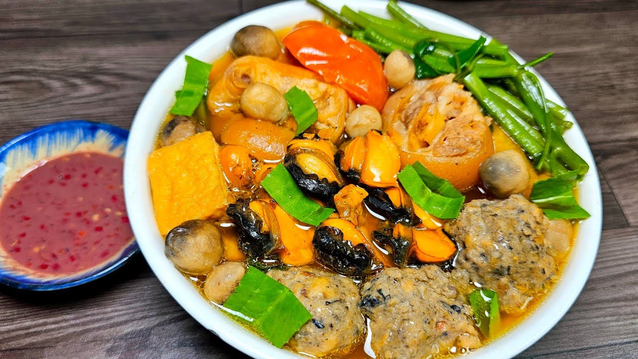 Những con ốc vàng bóng bẩy, dai giòn