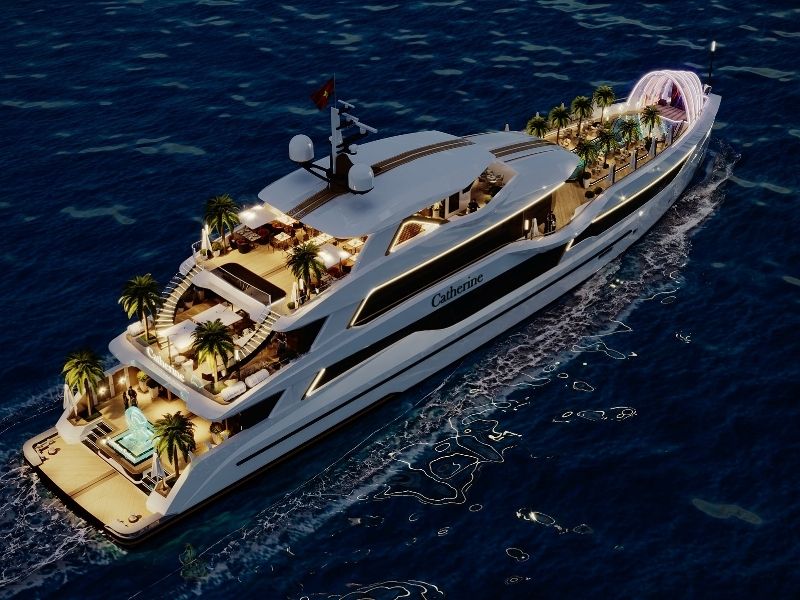 Du thuyền Catherine Horizon mang vẻ đẹp sang trọng