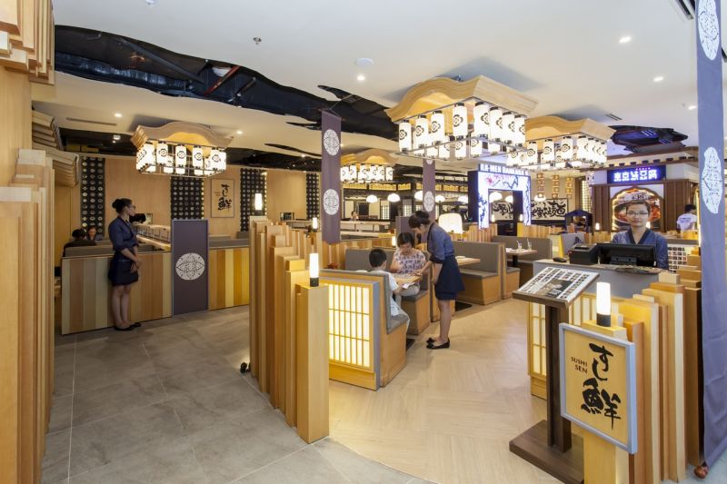 Nhà hàng Sushi Sen thiết kế đậm chất Nhật Bản
