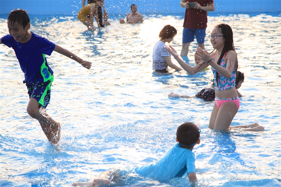 Dòng sông lơ đãng - món quà tuyệt vời nhất mà công viên dành tặng các “chiến binh” dũng cảm