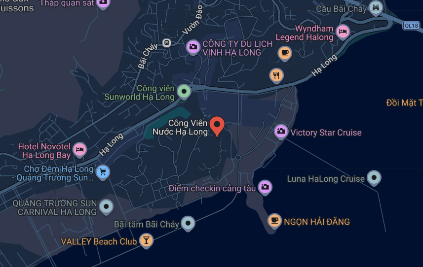 Vị trí công viên nước Typhoon Water Park trên bản đồ 