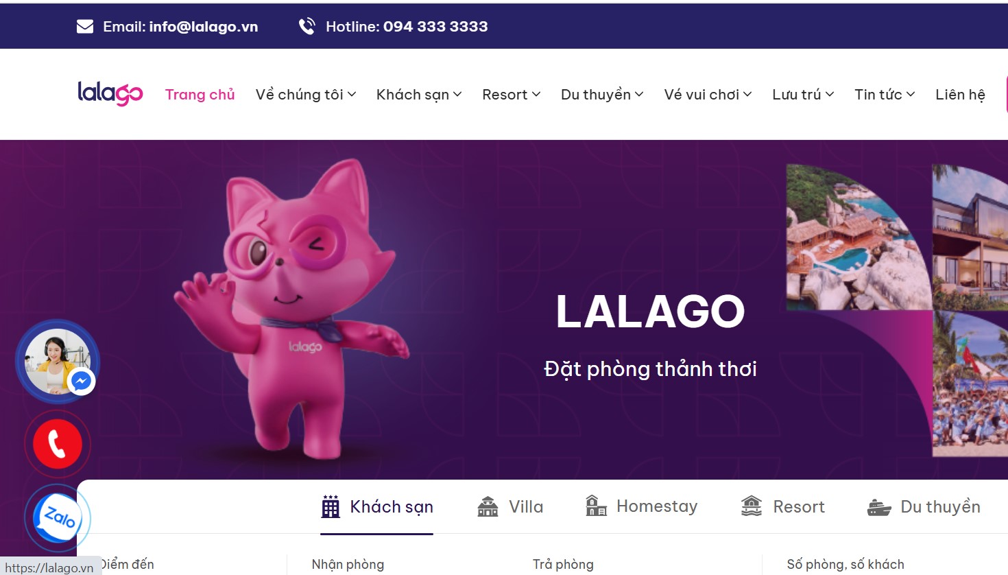 Lalago tự hào cung cấp dịch vụ đặt phòng Soleil Hạ Long giá tốt