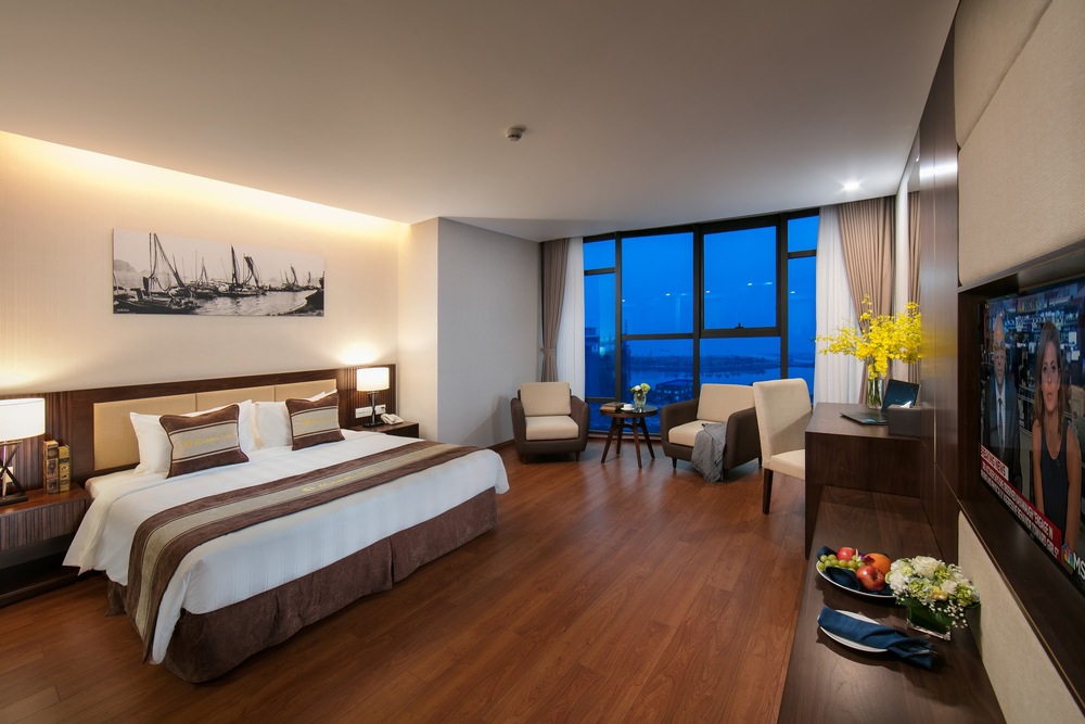 Phòng Deluxe Double rộng rãi dành cho cặp đôi