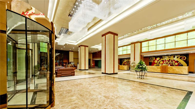 Không gian sảnh sang trọng tại Mường Thanh Luxury